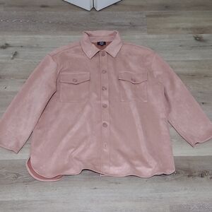 Jones New York Tan Shirt Jacket